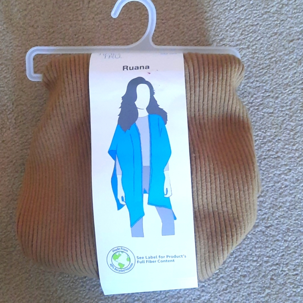 Womens Ruana New Time Tru Wrap